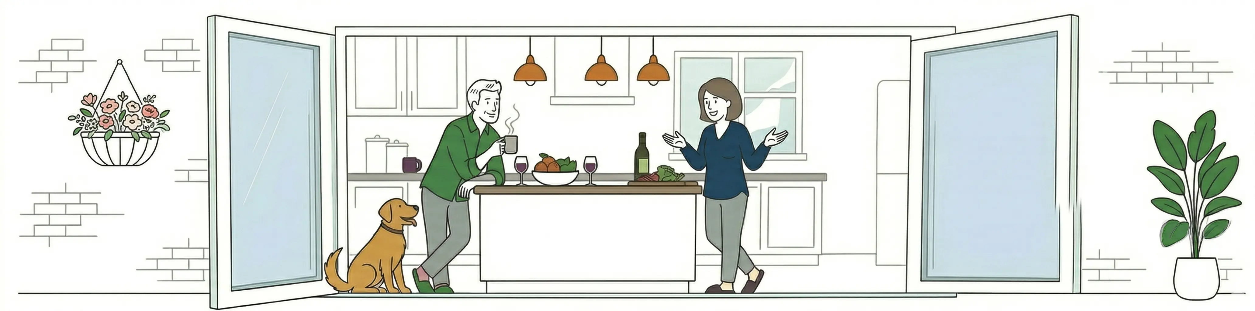 Homeowner couple at home